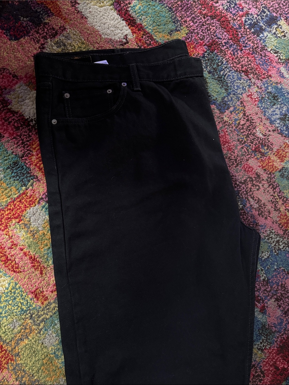Levi's Men's Straight Jeans in Black